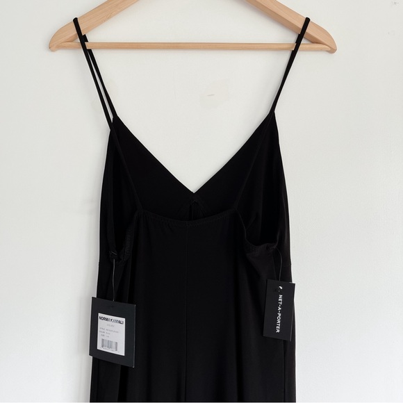 Norma Kamali Women’s Slip Jog Jumpsuit in Black Large - Picture 7 of 11